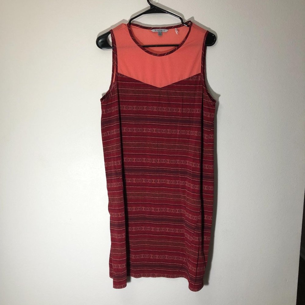 Toad and co womens sun kissed swing dress burgundy